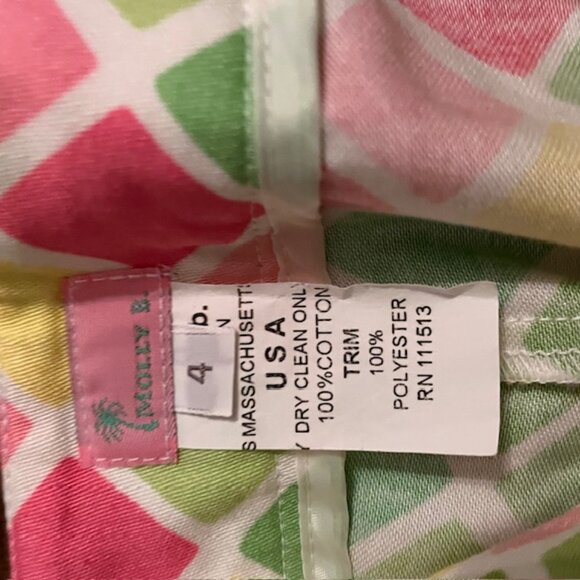 Molly B. Fun Checkered Colorful Pants Size 4 - Picture 6 of 6